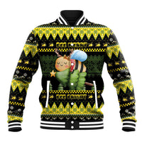 Bee Christmas Baseball Jacket Cute Bumblebee - Wonder Print Shop