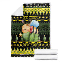 Bee Christmas Blanket Cute Bumblebee - Wonder Print Shop