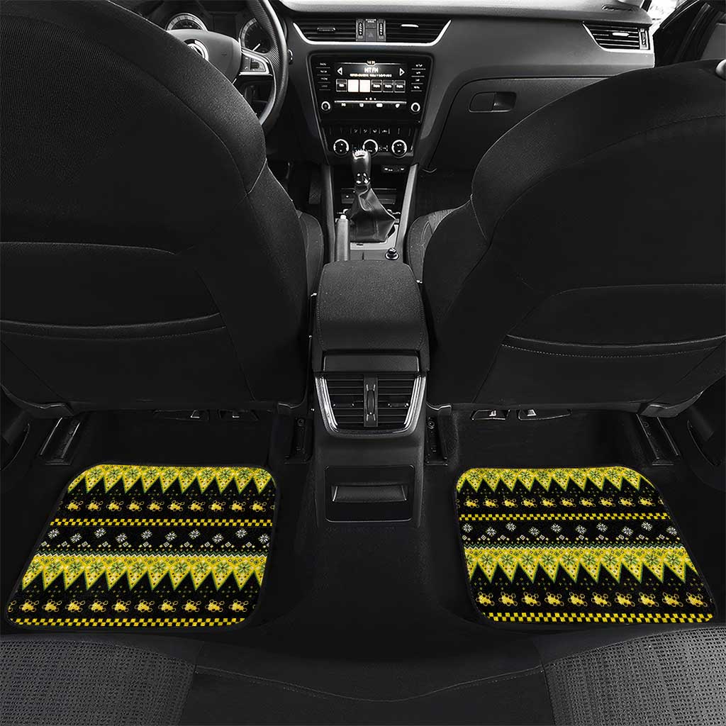 Bee Christmas Car Mats Cute Bumblebee - Wonder Print Shop