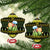 Bee Christmas Ceramic Ornament Cute Bumblebee - Wonder Print Shop