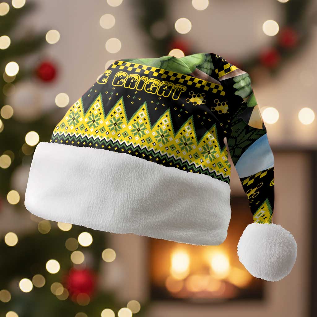 Bee Christmas Santa Hat Cute Bumblebee - Wonder Print Shop