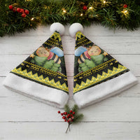 Bee Christmas Santa Hat Cute Bumblebee - Wonder Print Shop