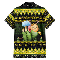 Bee Christmas Family Matching Off Shoulder Short Dress and Hawaiian Shirt Cute Bumblebee - Wonder Print Shop