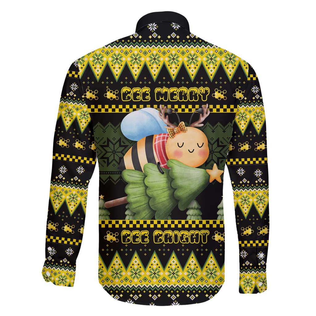 Bee Christmas Family Matching Puletasi and Hawaiian Shirt Cute Bumblebee - Wonder Print Shop