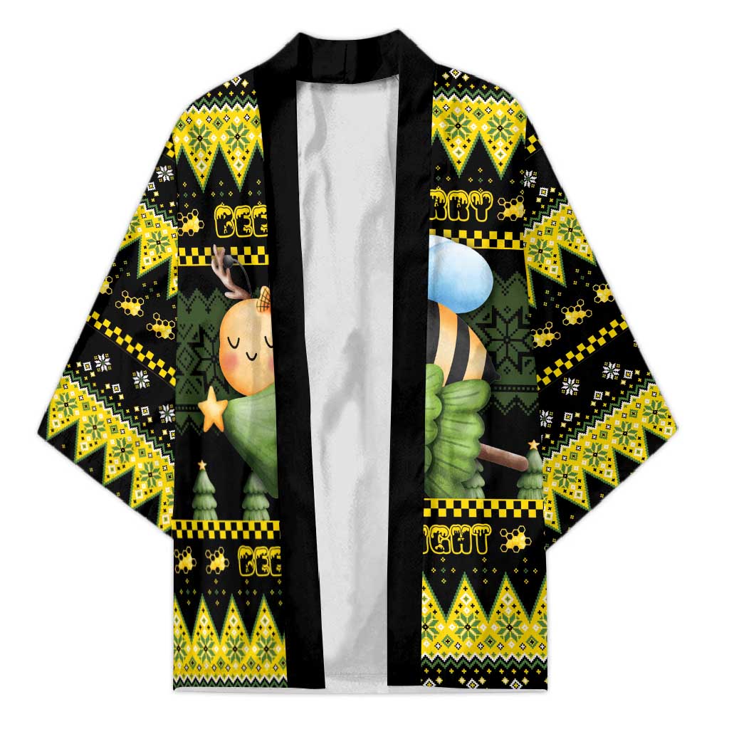 Bee Christmas Kimono Cute Bumblebee - Wonder Print Shop