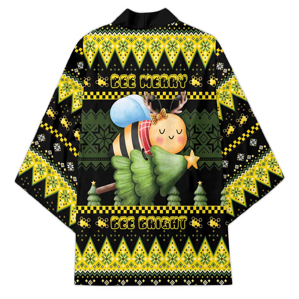 Bee Christmas Kimono Cute Bumblebee - Wonder Print Shop
