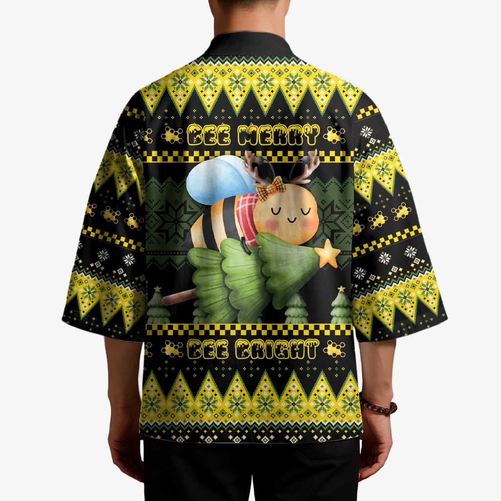 Bee Christmas Kimono Cute Bumblebee - Wonder Print Shop