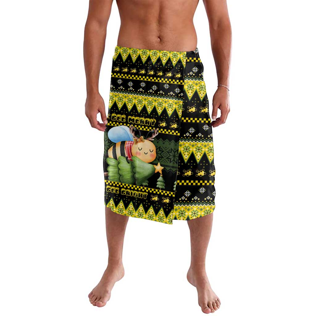 Bee Christmas Lavalava Cute Bumblebee - Wonder Print Shop