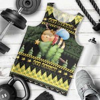 Bee Christmas Men Tank Top Cute Bumblebee - Wonder Print Shop