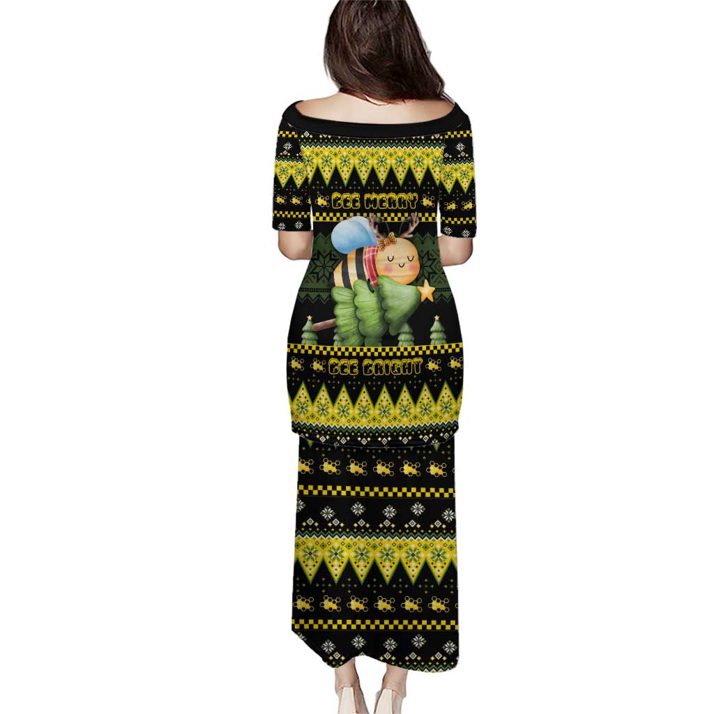 Bee Christmas Puletasi Cute Bumblebee - Wonder Print Shop