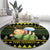 Bee Christmas Round Carpet Cute Bumblebee - Wonder Print Shop