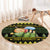 Bee Christmas Round Carpet Cute Bumblebee - Wonder Print Shop