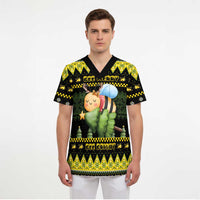 Bee Christmas Scrub Top Cute Bumblebee - Wonder Print Shop