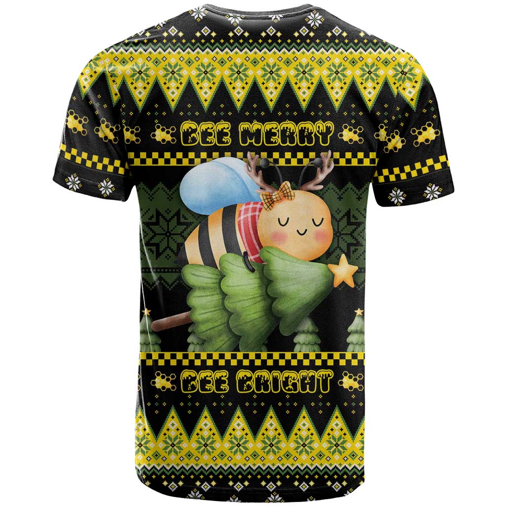 Bee Christmas T Shirt Cute Bumblebee - Wonder Print Shop