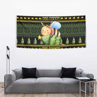 Bee Christmas Tapestry Cute Bumblebee - Wonder Print Shop
