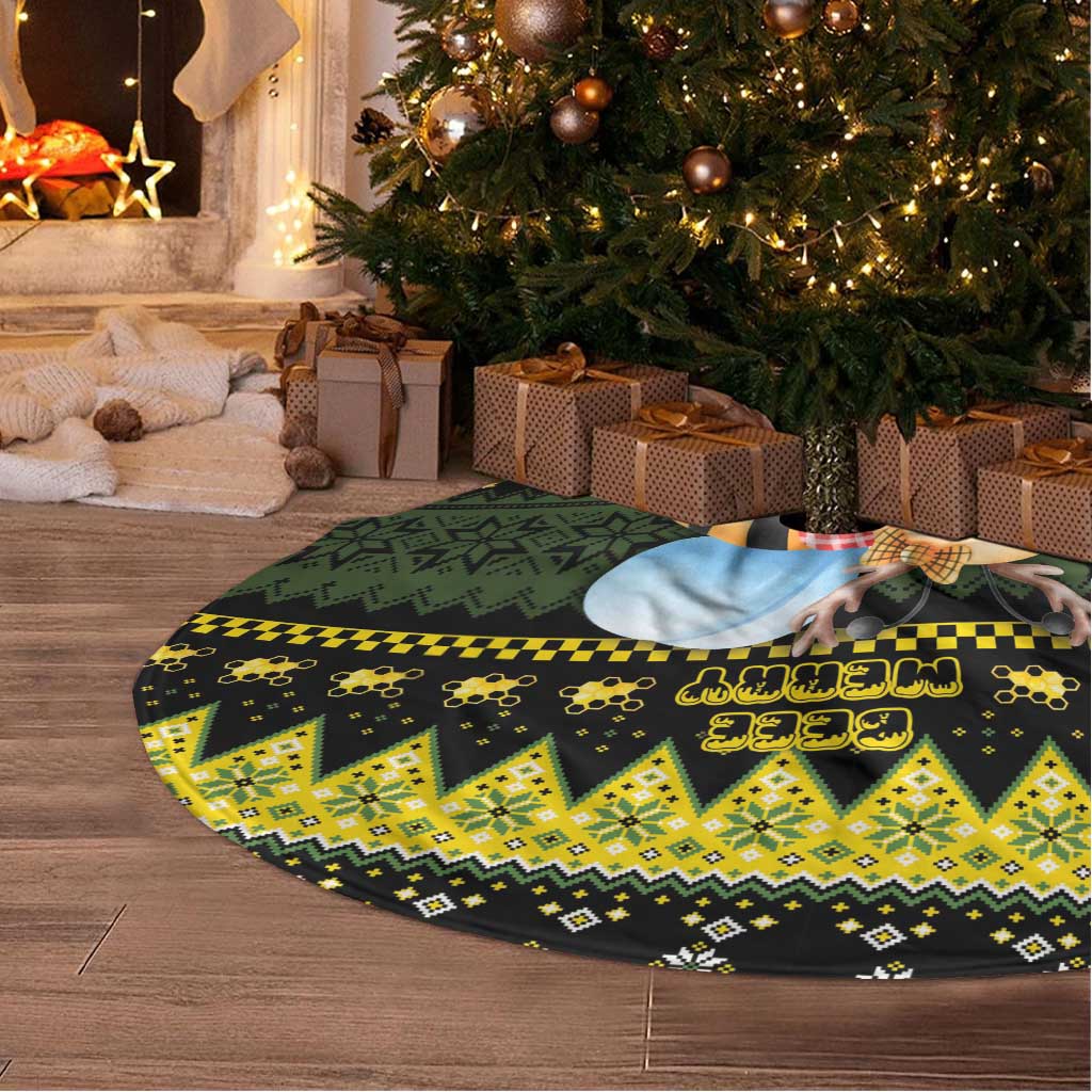 Bee Christmas Tree Skirt Cute Bumblebee - Wonder Print Shop