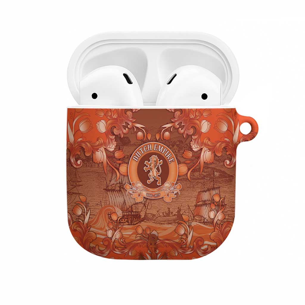 Dutch Empire AirPods Case Tulip Ornaments Vintage Style - Wonder Print Shop