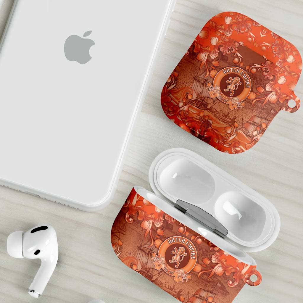 Dutch Empire AirPods Case Tulip Ornaments Vintage Style - Wonder Print Shop