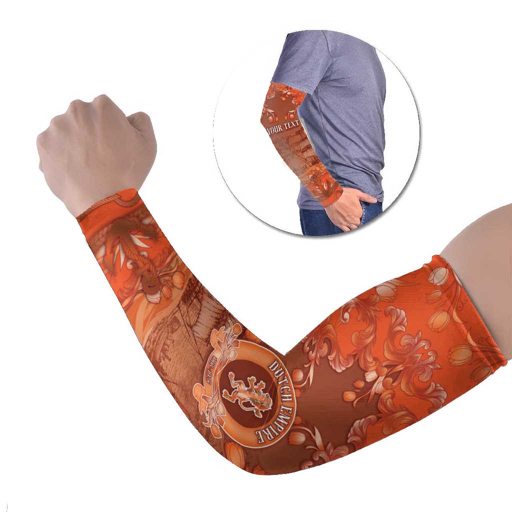 Personalized Dutch Empire Arm Sleeves Tulip Ornaments Vintage Style - Wonder Print Shop