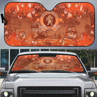 Dutch Empire Auto Sun Shade Tulip Ornaments Vintage Style - Wonder Print Shop