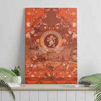 Dutch Empire Canvas Wall Art Tulip Ornaments Vintage Style - Wonder Print Shop