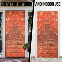 Personalized Dutch Empire Door Cover Tulip Ornaments Vintage Style - Wonder Print Shop