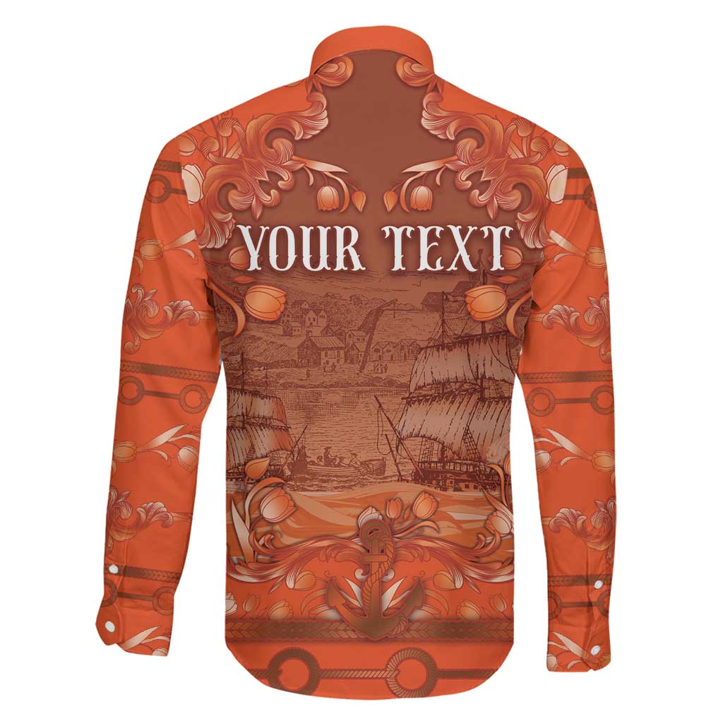 Personalized Dutch Empire Family Matching Mermaid Dress and Hawaiian Shirt Tulip Ornaments Vintage Style - Wonder Print Shop