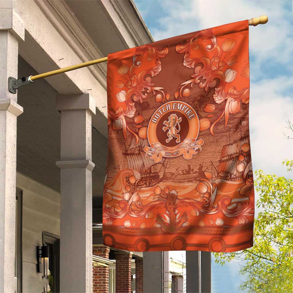 Dutch Empire Garden Flag Tulip Ornaments Vintage Style - Wonder Print Shop