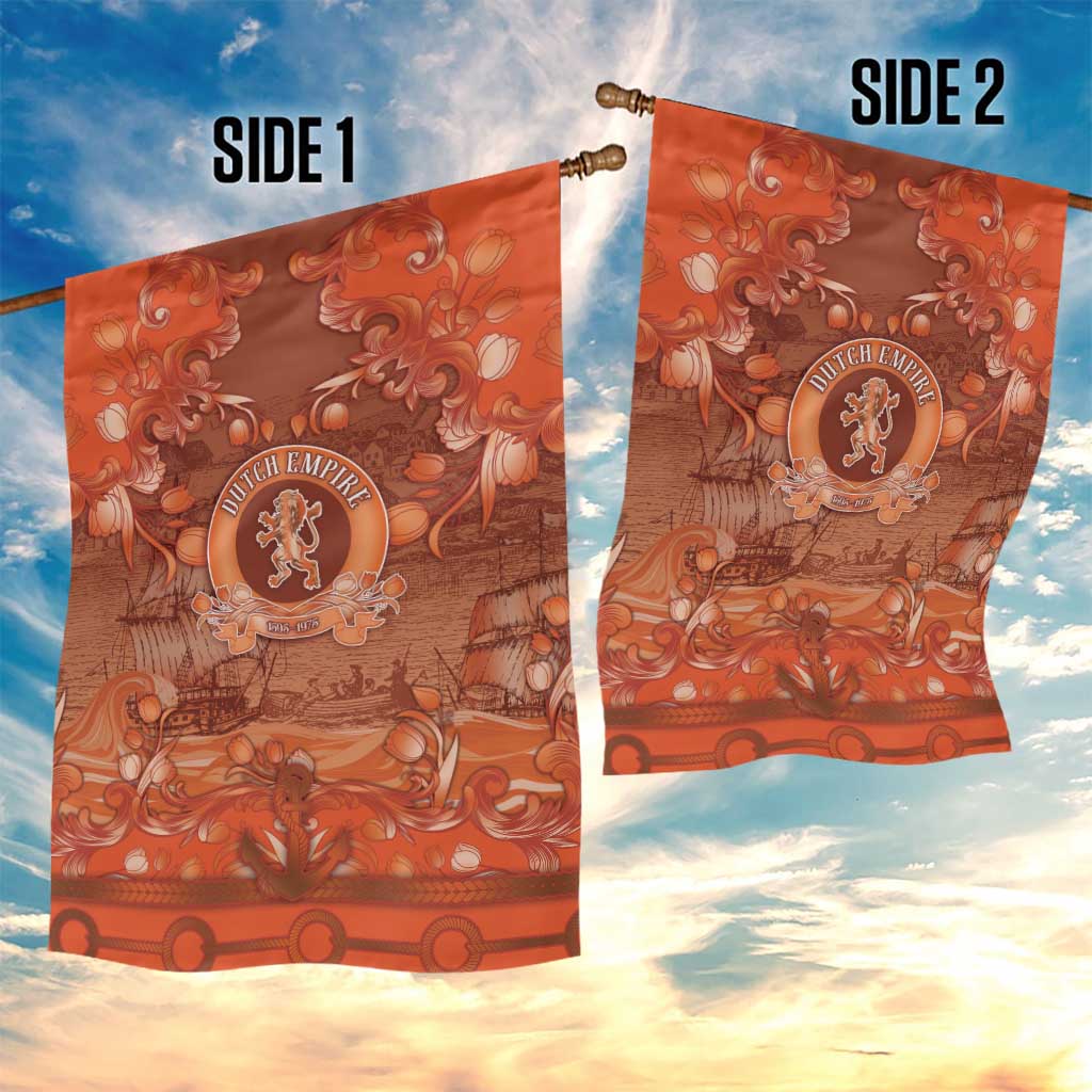 Dutch Empire Garden Flag Tulip Ornaments Vintage Style - Wonder Print Shop