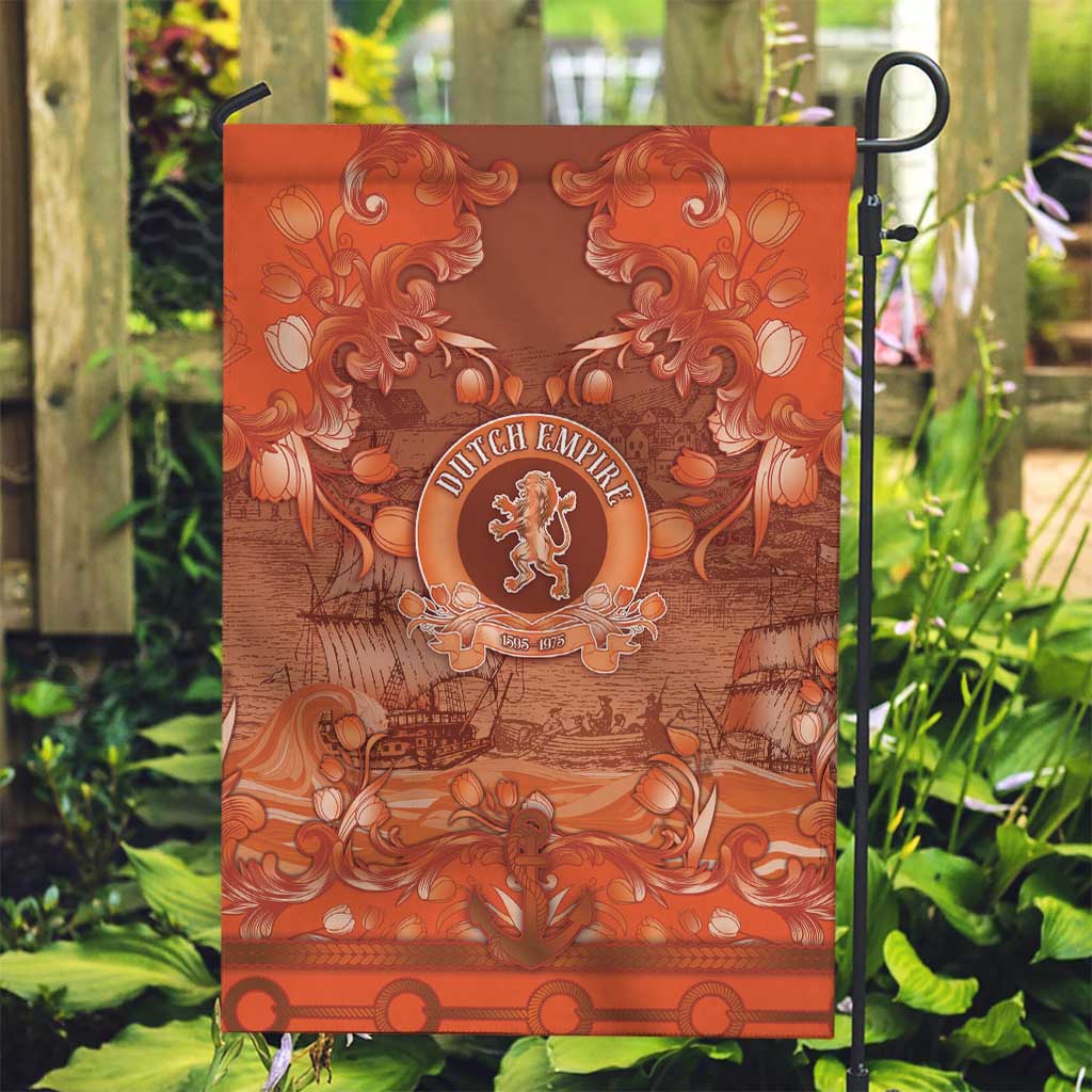 Dutch Empire Garden Flag Tulip Ornaments Vintage Style - Wonder Print Shop