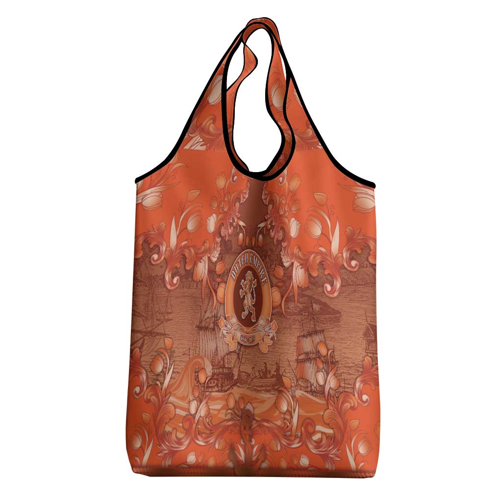 Dutch Empire Grocery Bag Tulip Ornaments Vintage Style - Wonder Print Shop