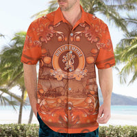 Personalized Dutch Empire Hawaiian Shirt Tulip Ornaments Vintage Style - Wonder Print Shop