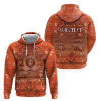 Personalized Dutch Empire Hoodie Tulip Ornaments Vintage Style - Wonder Print Shop