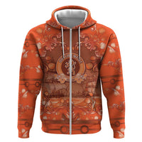 Personalized Dutch Empire Hoodie Tulip Ornaments Vintage Style - Wonder Print Shop