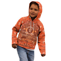Personalized Dutch Empire Kid Hoodie Tulip Ornaments Vintage Style - Wonder Print Shop