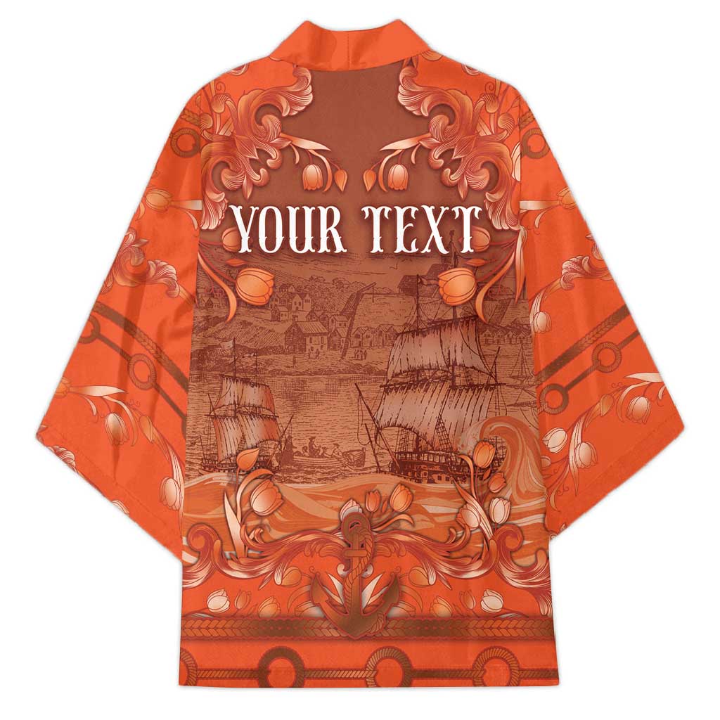 Personalized Dutch Empire Kimono Tulip Ornaments Vintage Style - Wonder Print Shop