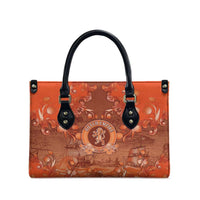 Dutch Empire Leather Bag Tulip Ornaments Vintage Style - Wonder Print Shop