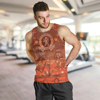 Personalized Dutch Empire Men Tank Top Tulip Ornaments Vintage Style - Wonder Print Shop