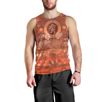 Personalized Dutch Empire Men Tank Top Tulip Ornaments Vintage Style - Wonder Print Shop