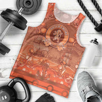 Personalized Dutch Empire Men Tank Top Tulip Ornaments Vintage Style - Wonder Print Shop
