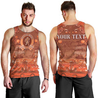 Personalized Dutch Empire Men Tank Top Tulip Ornaments Vintage Style - Wonder Print Shop