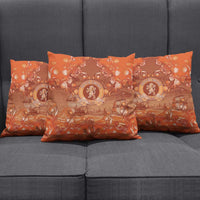Dutch Empire Pillow Cover Tulip Ornaments Vintage Style - Wonder Print Shop