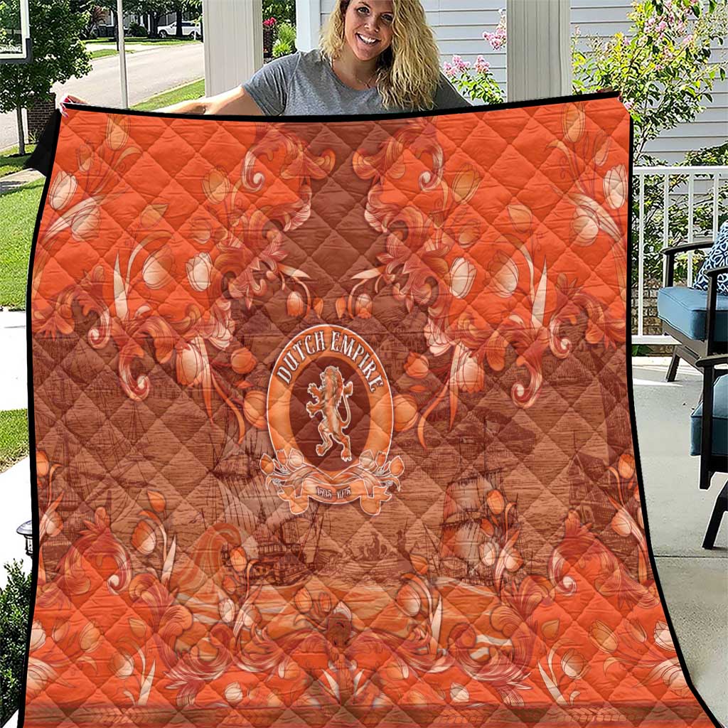 Dutch Empire Quilt Tulip Ornaments Vintage Style - Wonder Print Shop