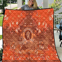 Dutch Empire Quilt Tulip Ornaments Vintage Style - Wonder Print Shop