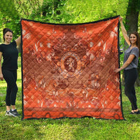 Dutch Empire Quilt Tulip Ornaments Vintage Style - Wonder Print Shop