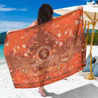 Dutch Empire Sarong Tulip Ornaments Vintage Style - Wonder Print Shop