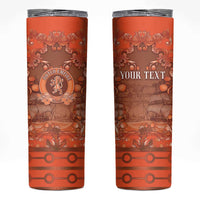 Personalized Dutch Empire Skinny Tumbler Tulip Ornaments Vintage Style - Wonder Print Shop