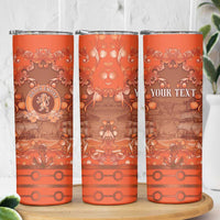Personalized Dutch Empire Skinny Tumbler Tulip Ornaments Vintage Style - Wonder Print Shop