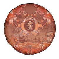 Dutch Empire Spare Tire Cover Tulip Ornaments Vintage Style - Wonder Print Shop