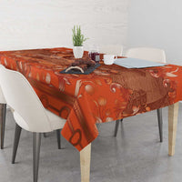 Dutch Empire Tablecloth Tulip Ornaments Vintage Style - Wonder Print Shop